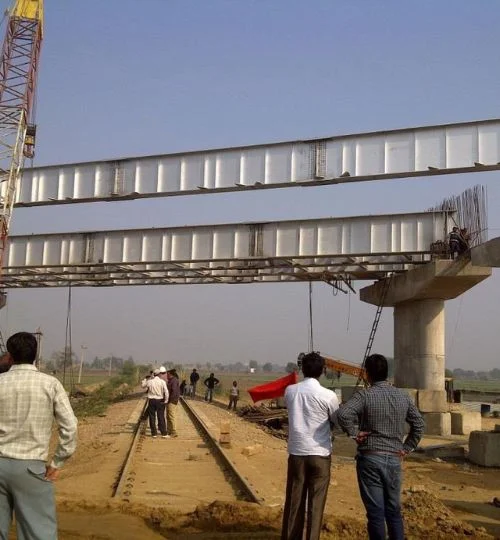Steel Bridge Girder Fabrication for Santragachi